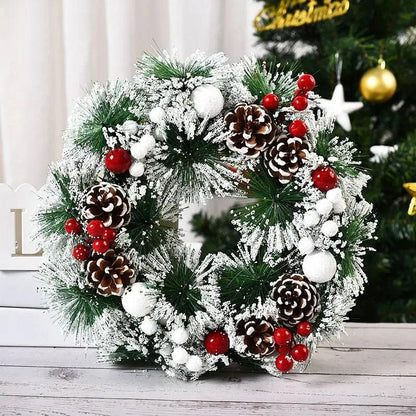 Festive Christmas Wreath Door Garlands – Add Holiday Cheer to Your Door - Home Kartz