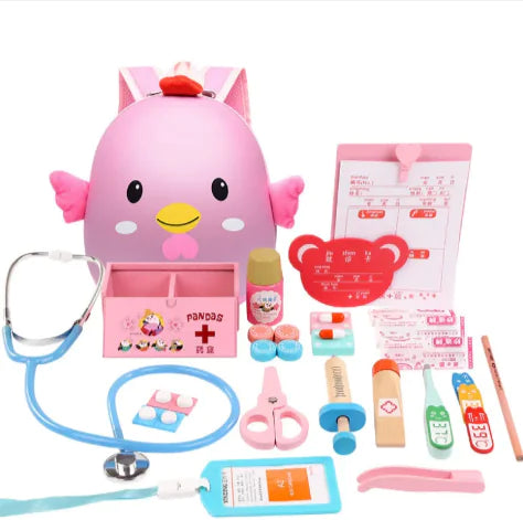Cure Curiosity - Montessori Wooden Doctor Set That Inspires Kindness & Learning!
