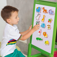 🦁 27-Piece Zoo Animal Magnets – Fun Learning on the Fridge!