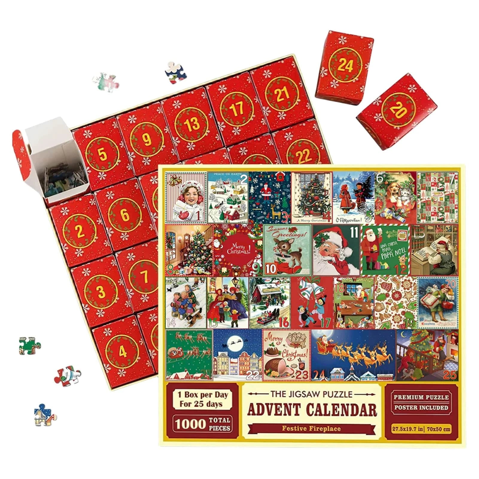 Unveil Holiday Magic with Our Christmas Advent Puzzle – 24 Days of Festive Fun - Home Kartz