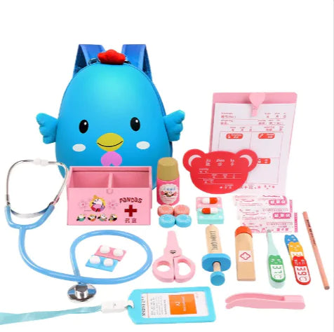 Cure Curiosity - Montessori Wooden Doctor Set That Inspires Kindness & Learning!