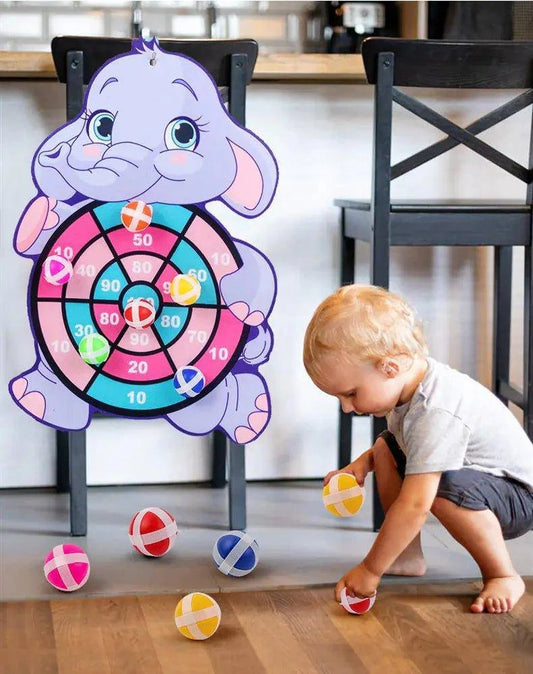 Unleash Learning Fun with the Children's Cartoon Animal Dart Board – A Perfect Gift for Kids! - Home Kartz