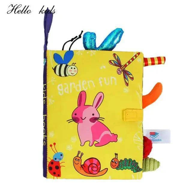 3D Soft Baby Books for Sensory Play | Interactive Cloth Books for Babies (0-3 Years) - Home Kartz