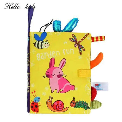 3D Soft Baby Books for Sensory Play | Interactive Cloth Books for Babies (0-3 Years) - Home Kartz