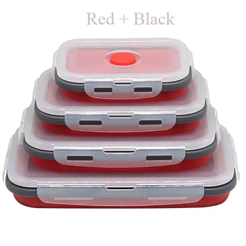 Collapsible Bento Box – Versatile Silicone Food Storage Containers for All Temperatures - Home Kartz