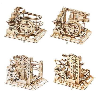 3D Wooden Puzzle Mechanical Model | DIY Kit for Focus & Engineering Logic