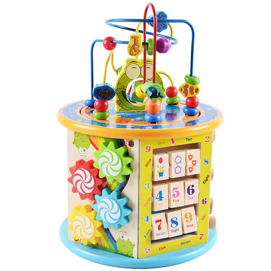 Explore, Count & Create : The Large Wooden Montessori Bead Box That Makes Learning an Adventure