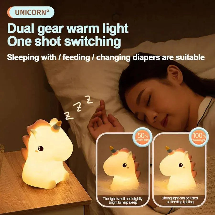 Adorable LED Night Light – Rechargeable and Portable for Kids and Adults - Home Kartz