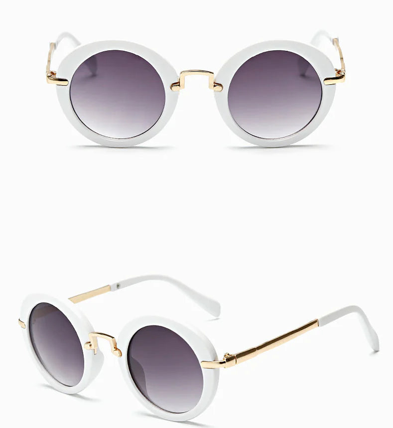 ✨ Timeless Style, Total Protection: Introducing the Classic Metal Round Kids' UV400 Sunglasses! ✨ - Home Kartz
