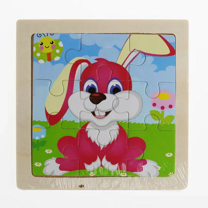 Montessori Cartoon 3D Puzzle | Early Education Toy for Cognitive & Motor Skills Eco Kids Bay