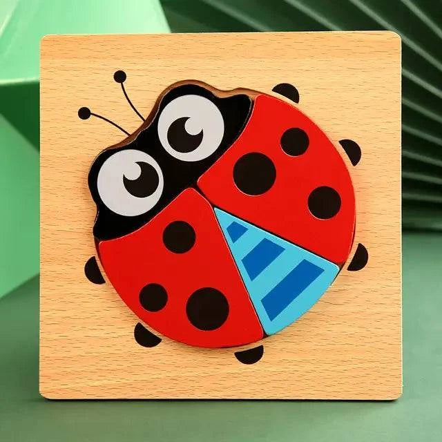 Wooden Puzzles For Kids - Engage Your Child's Imagination with Educational Animal Puzzles - Home Kartz