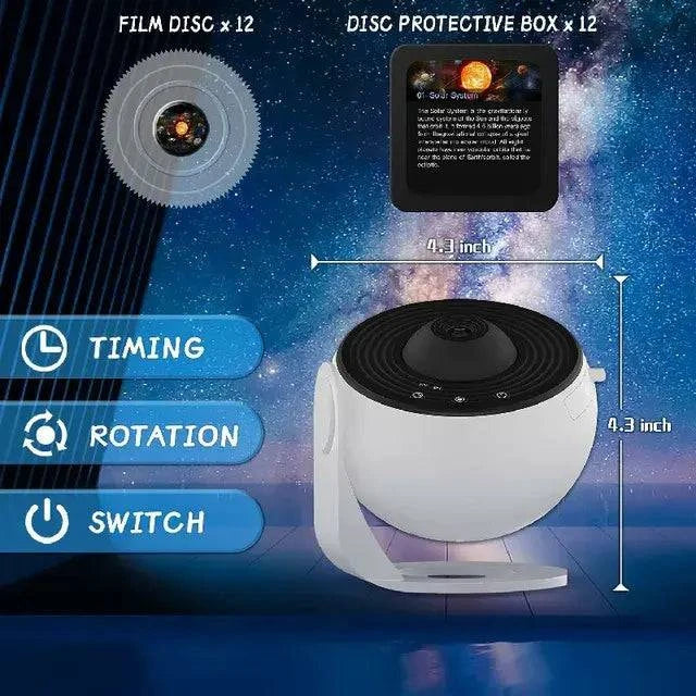 Explore the Cosmos: Galaxy Night Light Projector Lamp – Transform Your Space - Home Kartz