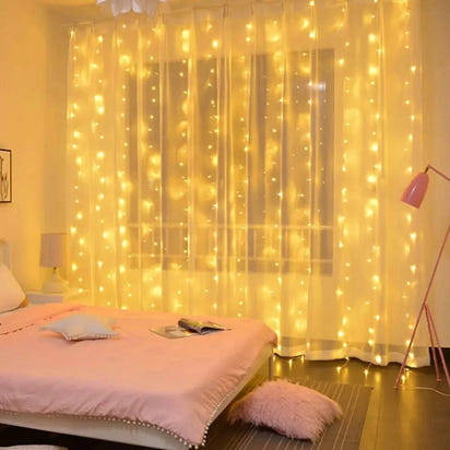 LED Curtain Lights – Transform Your Space with Magical, Festive Lighting ✨🎄 - Home Kartz
