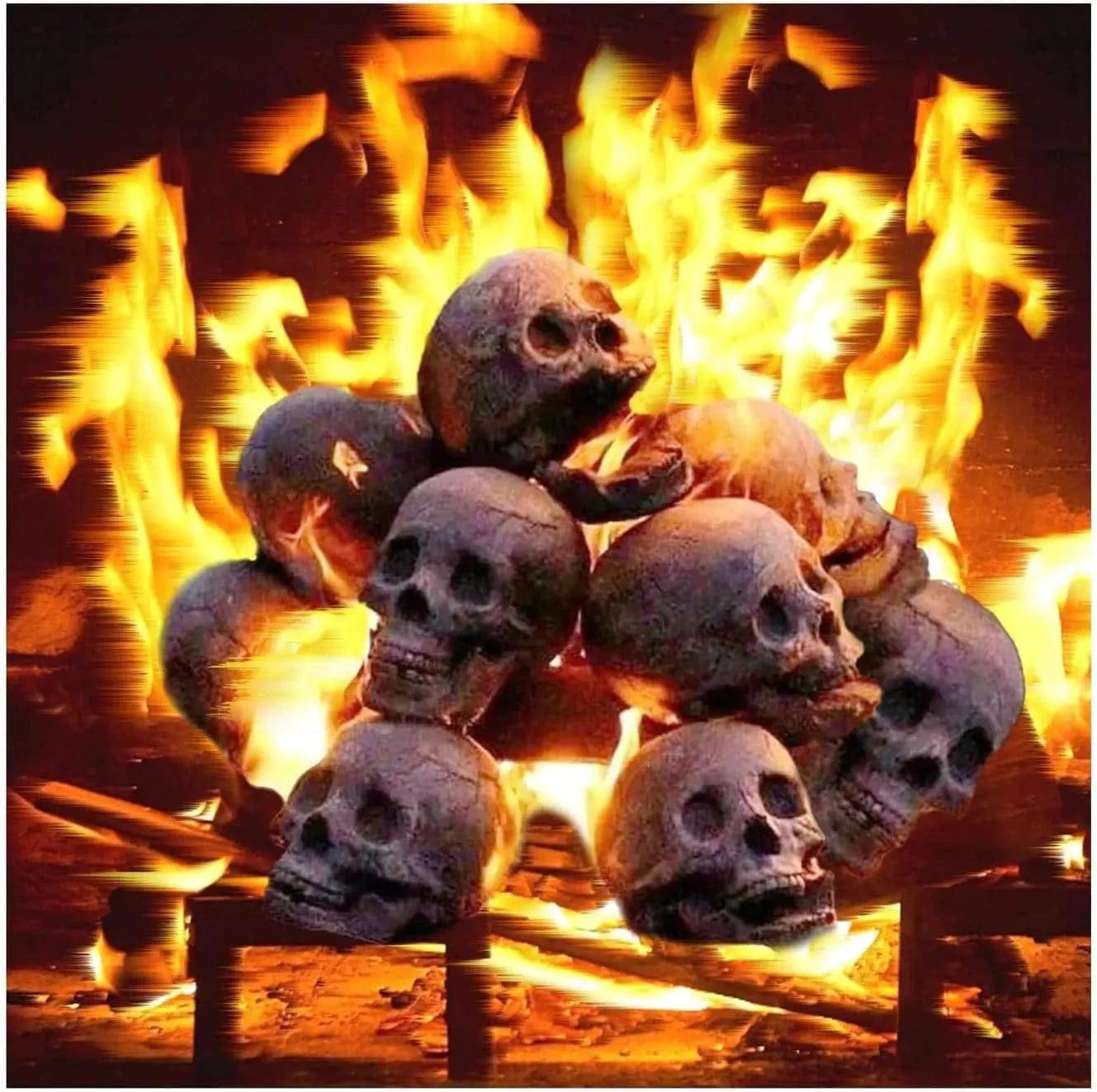 Halloween Fire Pit Skulls – Create Spine-Chilling Thrills at Your Fire Pit! 🎃 - Home Kartz