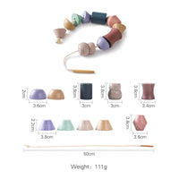 Montessori Wooden Animal Stacking Toy | Builds Balance & Fine Motor Skills Eco Kids Bay