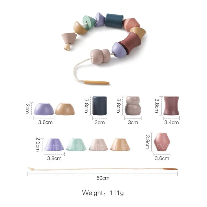 Montessori Wooden Animal Stacking Toy | Builds Balance & Fine Motor Skills Eco Kids Bay