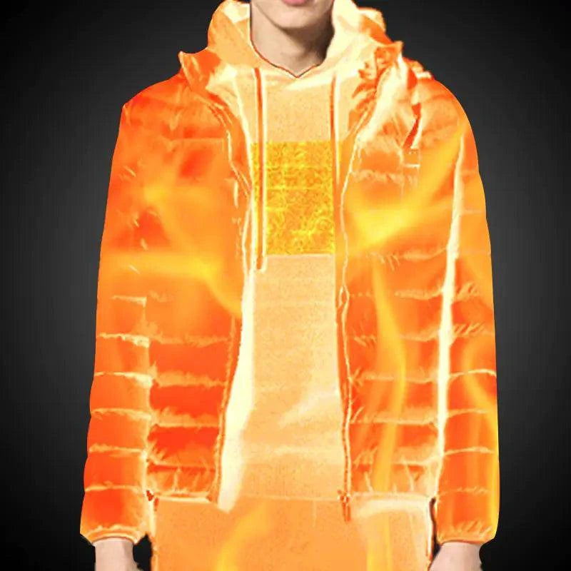 🔥 Hooded Heated Jackets | Stay Warm & Dry in Any Weather 🌧️ - Home Kartz