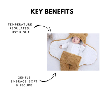 The Coziest Embrace: Our Signature Sleeping Bag Delivers Superior, Safe Warmth All Night.