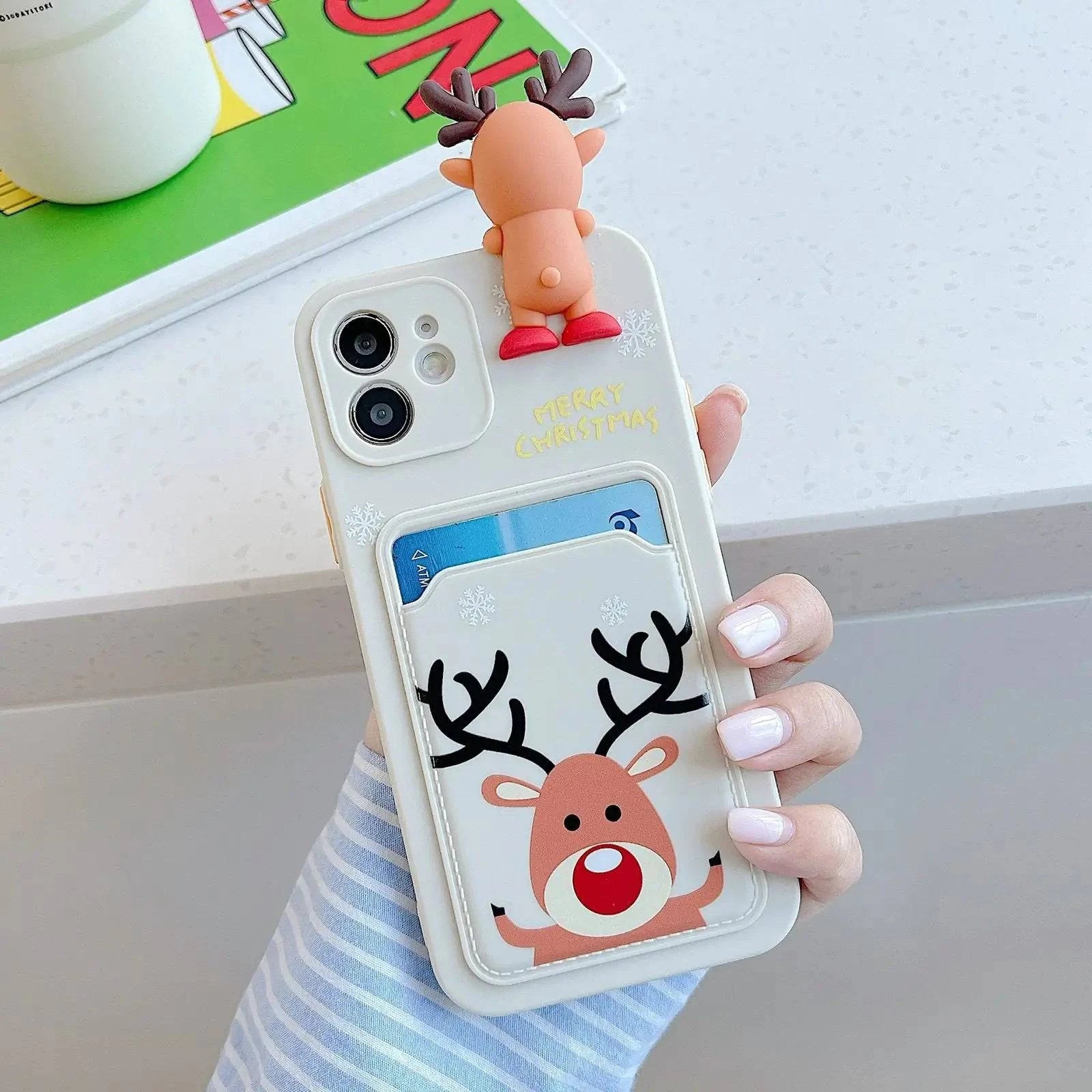 Jelly Cases: Stylish 3D Christmas Card Case – Protect Your Phone with Love 🎄📱 - Home Kartz