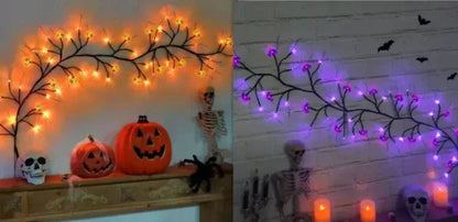 Spooky Pumpkin LED String Lights – Perfect Halloween Decoration for Indoors & Outdoors - Home Kartz