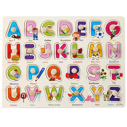 Montessori-Style Wooden Puzzle | Boosts Fine Motor Skills & Cognitive Focus