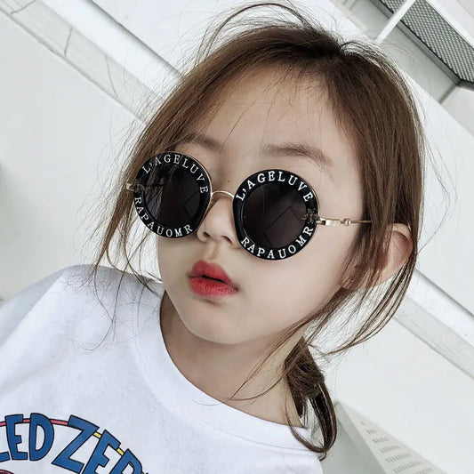 ✨ Retro Chic Meets Ultimate Eye Safety: Introducing the Buzzworthy Vintage Round Kids Sunglasses with UV400 Protection! ✨ - Home Kartz