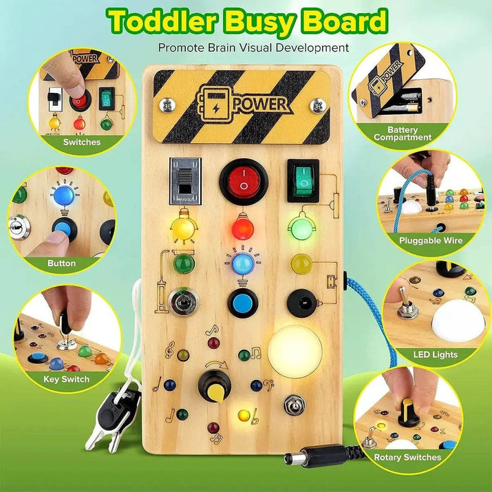 Busy Board Sensory Toy: Unlock Hours of Engaging, Developmental Fun for Kids - Home Kartz