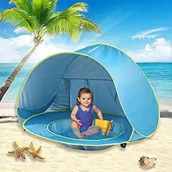 🏖️ Unlock Endless Sunny Adventures: Introducing the Ultimate SafeHaven Baby Beach Tent with Enhanced Protection! ☀️ - Home Kartz