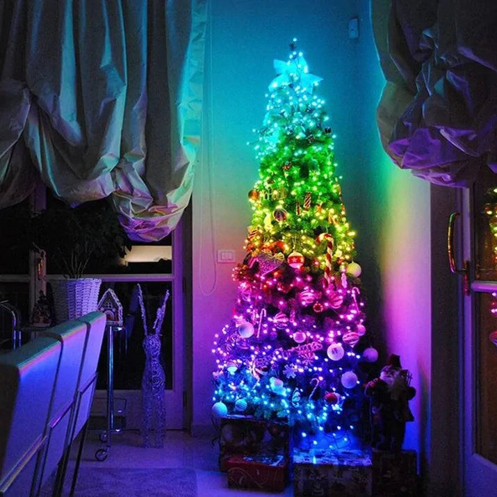 Light Up Your Holidays with Customizable LED Christmas Tree Decoration Lights 🎄✨ - Home Kartz