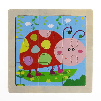 Montessori Cartoon 3D Puzzle | Early Education Toy for Cognitive & Motor Skills Eco Kids Bay