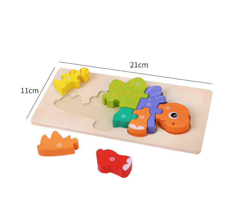 Watch Their Minds Grow : Montessori 3D Wooden Toy for Smart Playtime 🧠