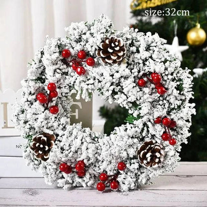 Festive Christmas Wreath Door Garlands – Add Holiday Cheer to Your Door - Home Kartz