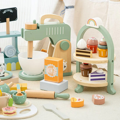 Host the Perfect Tea Time - Montessori Wooden Playset for Little Storytellers!