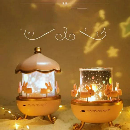 Enchant Your Kids with the Rabbit Music Projector: Lights, Music, and Whimsy - Home Kartz