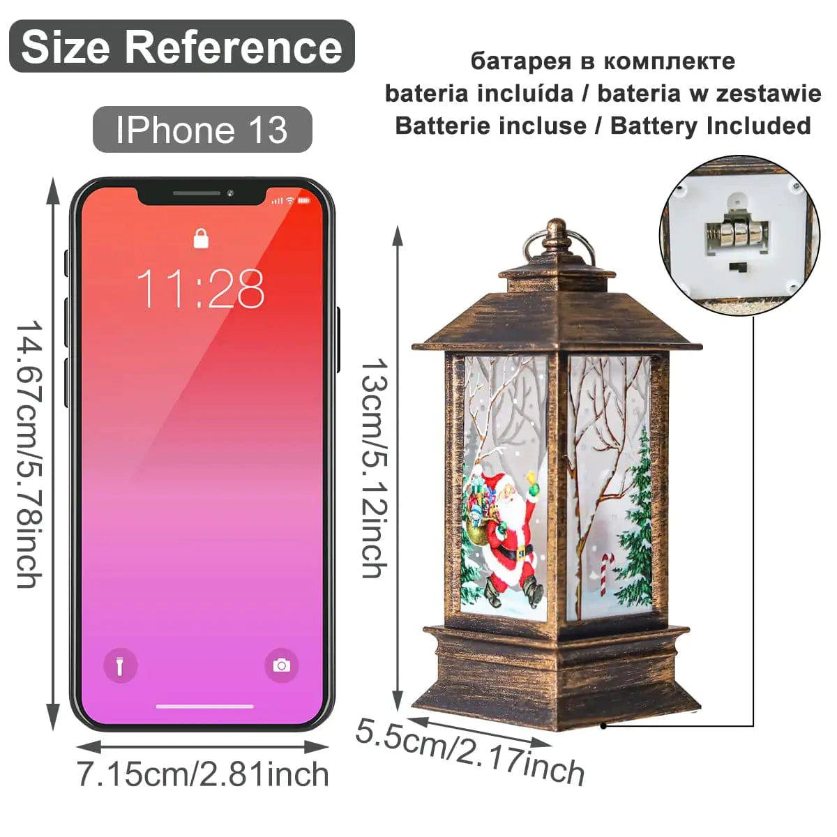 Illuminate Your Home with Christmas Lantern Light – Warm Festive LED Holiday Décor - Home Kartz