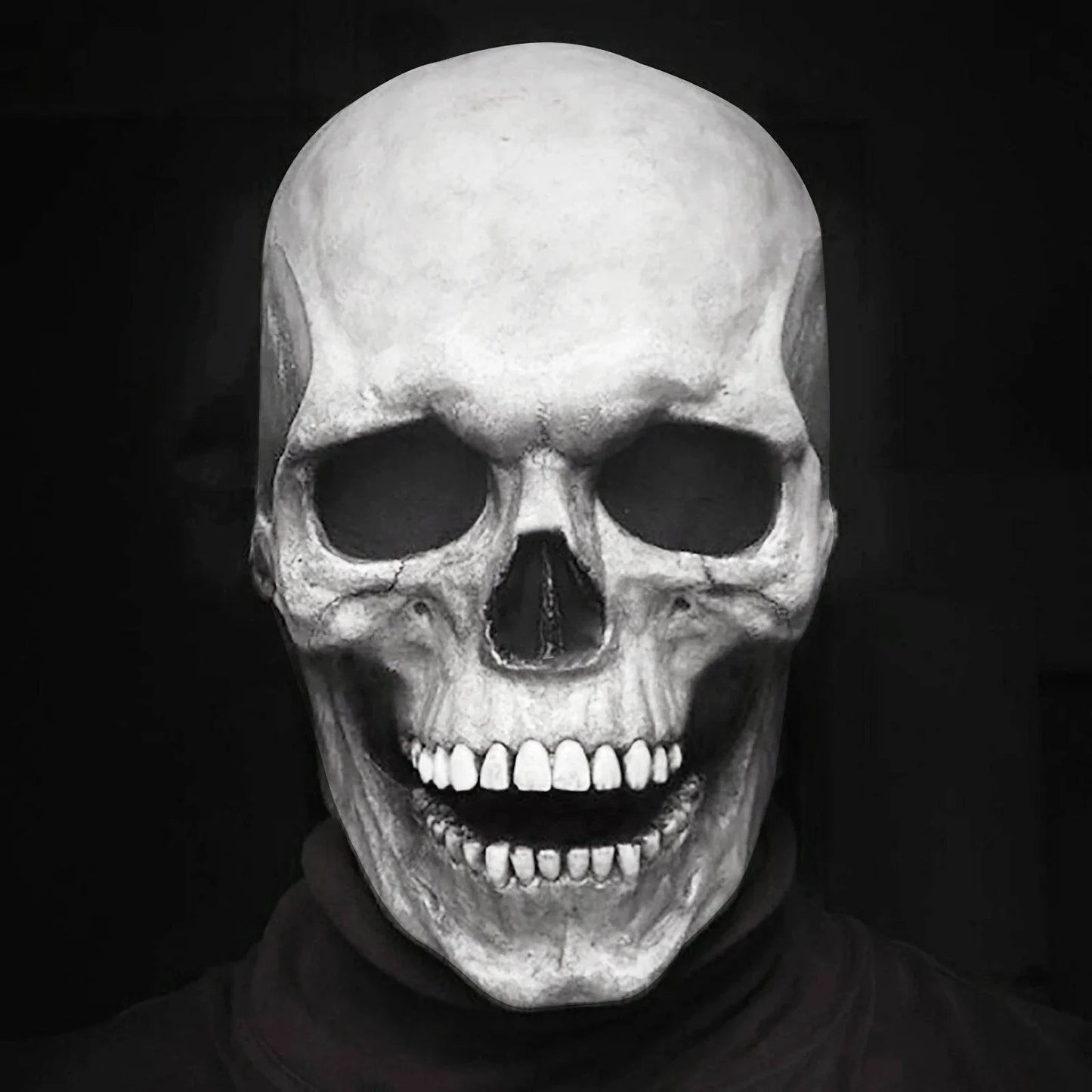 Full Head Skull Skeleton Mask - Realistic Halloween Mask - Home Kartz