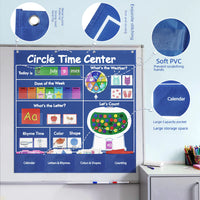 Circle Time Learning Center Card Bag | All-in-One Calendar, Weather & Math Kit