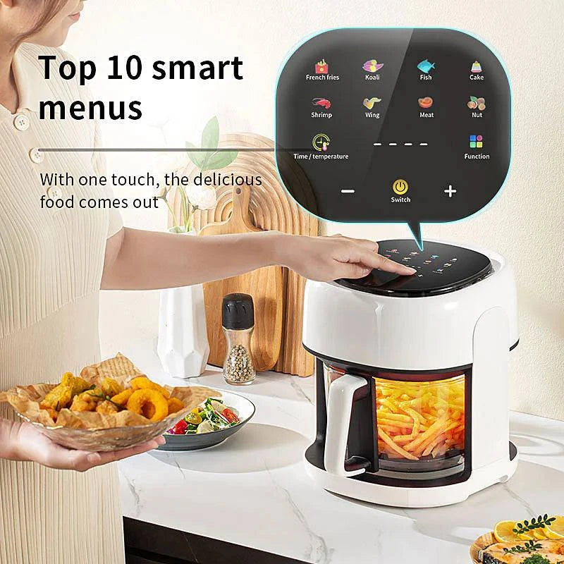 Electric Air Fryer - Quick, Healthy Cooking with Convection Technology | Crispy & Delicious - Home Kartz