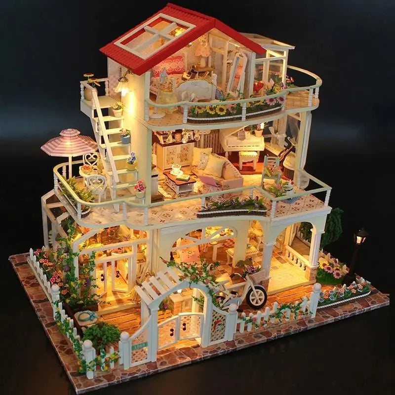 Build Your Own Dream Home - Spark Creativity & Patience with This DIY Wooden Kit!