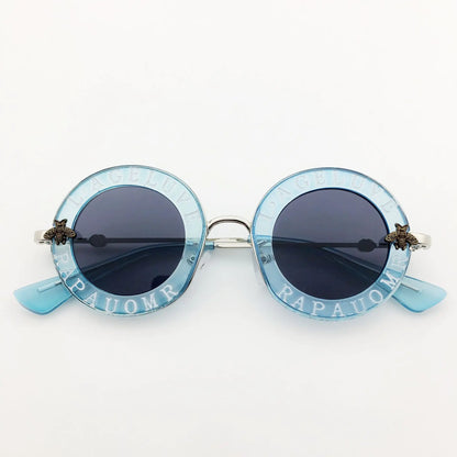 ✨ Retro Chic Meets Ultimate Eye Safety: Introducing the Buzzworthy Vintage Round Kids Sunglasses with UV400 Protection! ✨ - Home Kartz