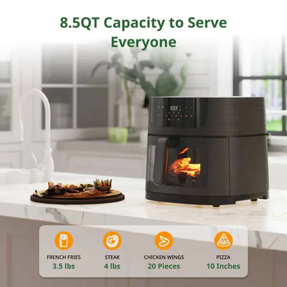 8.5 QT Air Fryer – Large Capacity Multi-Function Cooker for Healthy Meals - Home Kartz