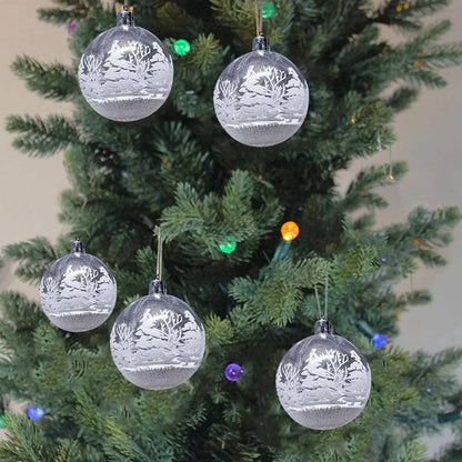 Sparkle Up Your Holiday Decor with a Christmas Transparent Ball Pendant ✨🎄 - Home Kartz