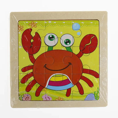 Montessori Cartoon 3D Puzzle | Early Education Toy for Cognitive & Motor Skills Eco Kids Bay