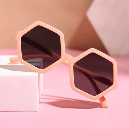 ✨ Stand Out in Style, Shine Safely: Introducing the Trendsetter Polygonal Kids' UV Protection Sunglasses! ✨ - Home Kartz