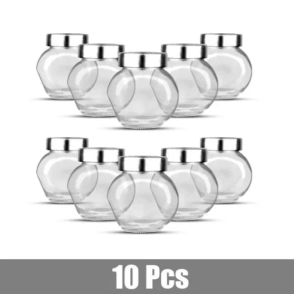 180ML Transparent Food Storage Jar – Compact, Airtight Glass Jar for Freshness and Easy Organization - Home Kartz