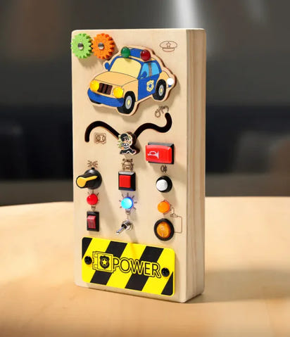 Drive, Turn & Learn - Build Focus and Coordination with This Montessori Puzzle Wheel!