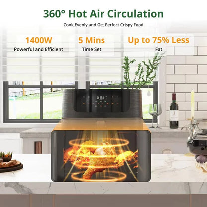 8.5 QT Air Fryer – Large Capacity Multi-Function Cooker for Healthy Meals - Home Kartz