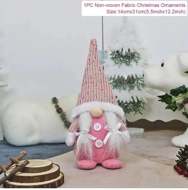 Gnome Christmas Faceless Doll – Whimsical Holiday Decoration for Festive Cheer | Perfect Holiday Gift - Home Kartz