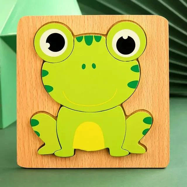 Wooden Puzzles For Kids - Engage Your Child's Imagination with Educational Animal Puzzles - Home Kartz