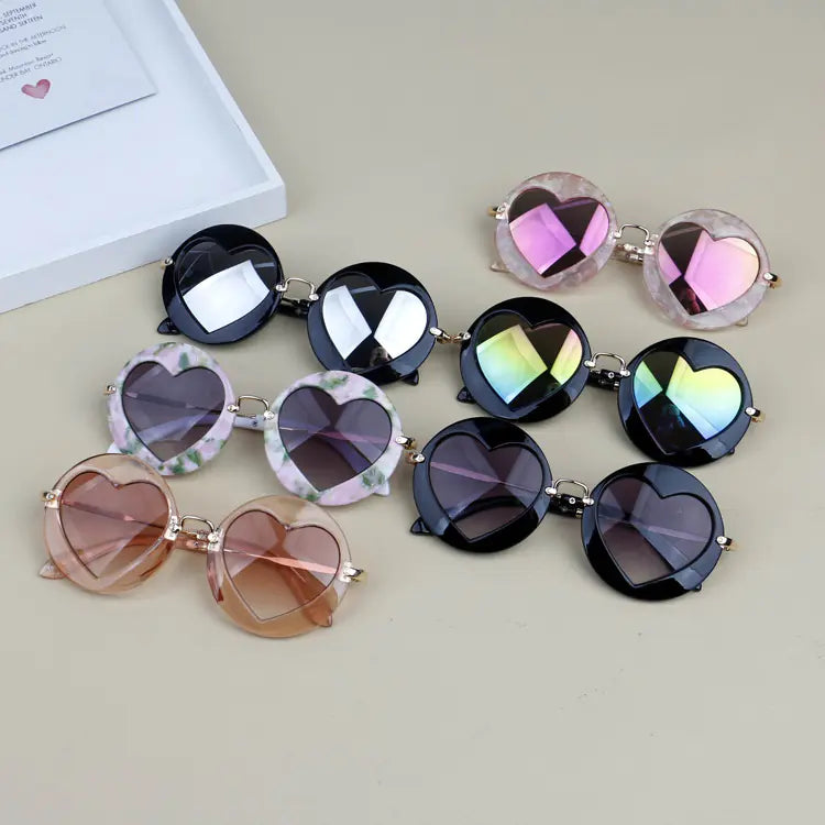 ✨ Timeless Style, Total Protection: Introducing the Classic Metal Round Kids' UV400 Sunglasses! ✨ - Home Kartz